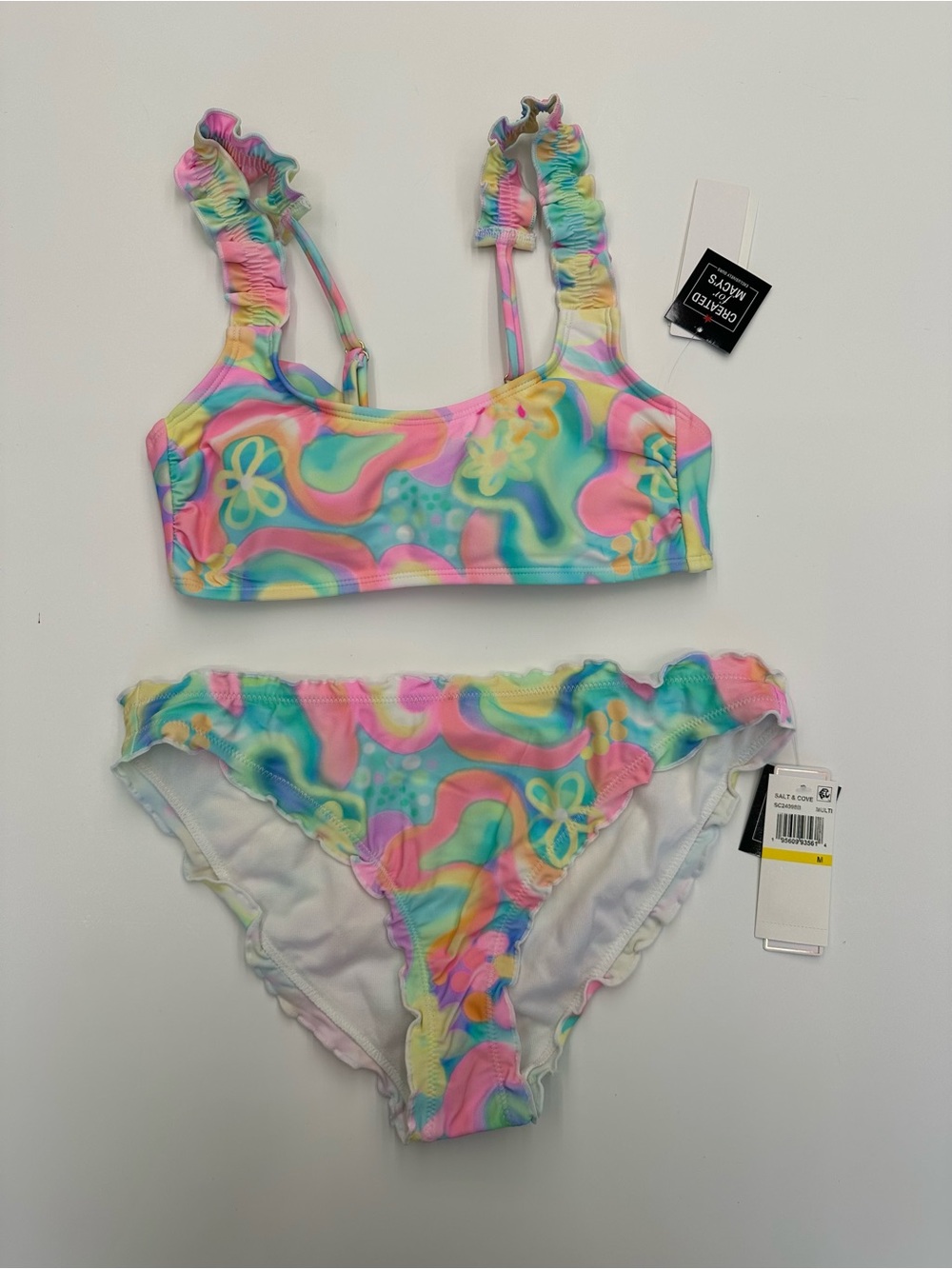 Salt + Cove Groovy Ruffle Bikini